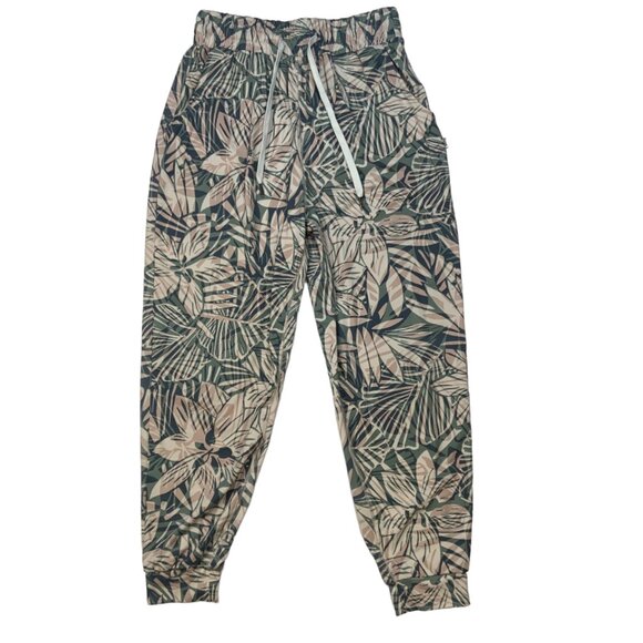 Feat BlanketBlend Move Joggers Pant S Tropics Floral Pockets High Rise Lounge - Picture 1 of 11